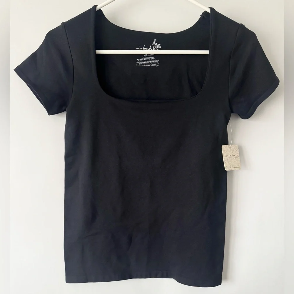 Free People Clean Lines Sunfade Baby Tee